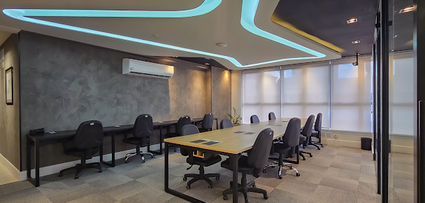 Sala do escritório da Bueno & Maestri em Maringá–PR